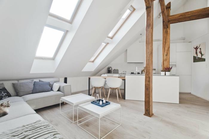 0-tavan-düzen-stüdyo-çatı-ruhu-beyaz-duvarlar-şev altı-mobilya