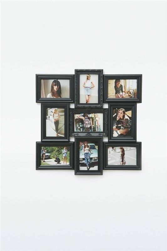 0-multi-view-photo-frame-black-wood-frame-our-wall-decor-ideas-make-a-photo-frame