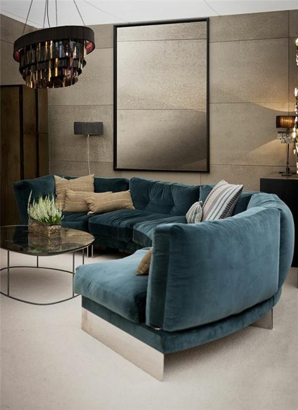 0-yuvarlak-köşe-kanepe-mavi-oldukça-modern-oturma odası-bej-hallı-oturma odası