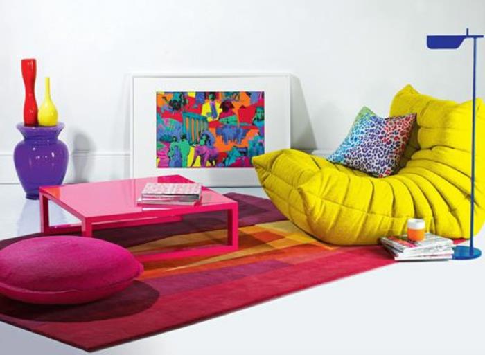 0-bultex-geltonos-židinio-kėdės-spalvingiausio-svetainės-rožinio kilimo ir rožinio-svetainės-stalo