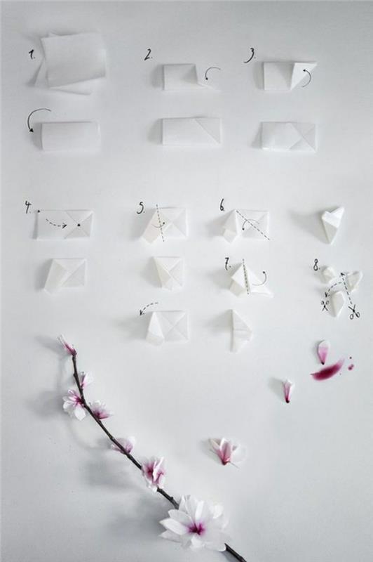 0-diy-cheap-wedding-ideas-with-a-branch-and-paper-flowers