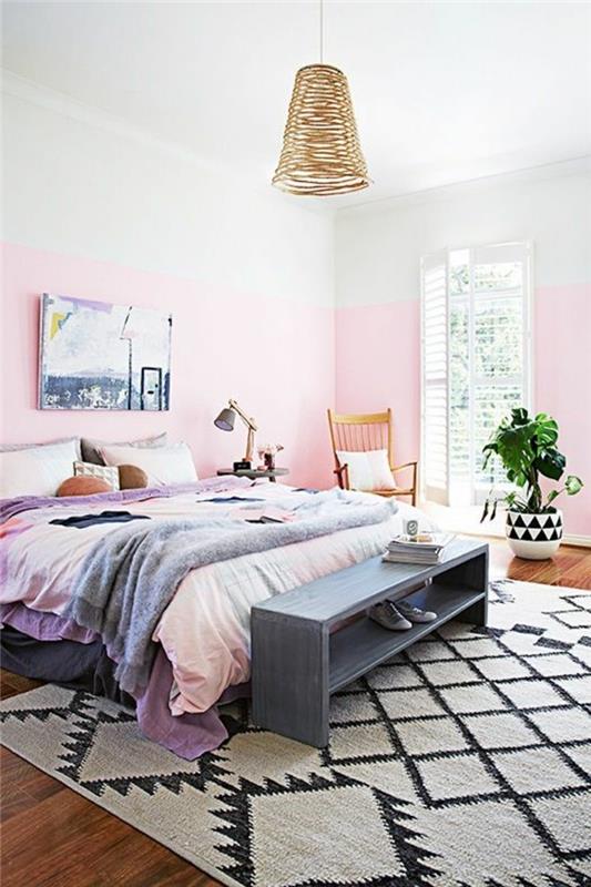 0-güzel-yatak odası-bir-oda-iki-renk-fikir-fotoğraf-boya