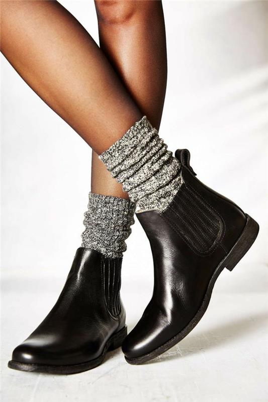 0-črni-škornji-za-moderne-ženske-zima-2015-črno-usnjeni čevlji