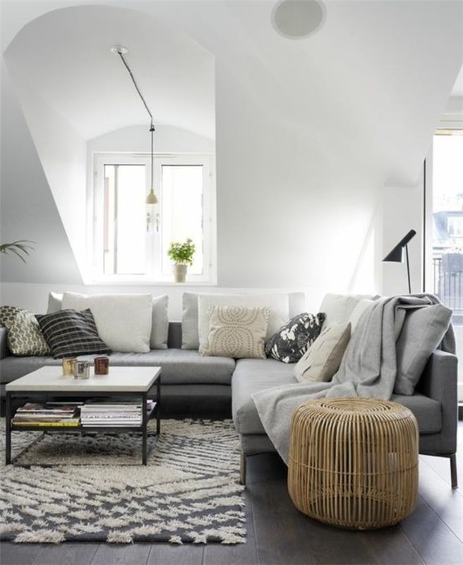 0-gri-ahşap-duvarlar-modern-oturma odası-gri-melanj-kanepe-gri-köşe-kanepe-modern-mobilya