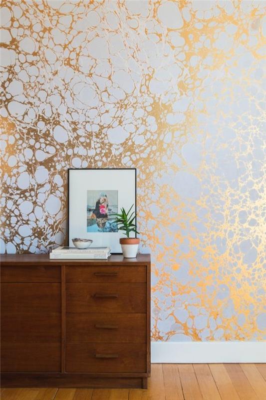 0-wallpaper-chantemur-white-gold-wallpaper-white-gold-koridoriaus-dekoravimo-idėja