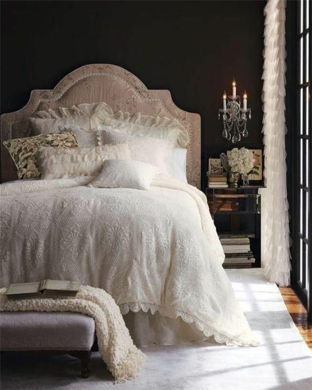 0-posteljni komplet-160x200-romantična-posteljna-garnitura-bela-odeja-za-posteljo