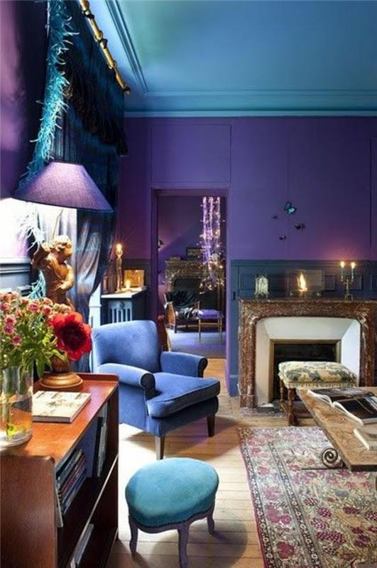 0-dnevna-soba-barva-kako-povezati-sliva-barva-notranjost-baročna-elegantna-ideja