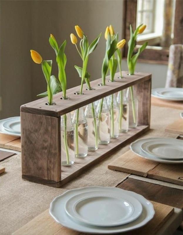 0-açık-ahşap-masa-çiçekli-endüstriyel-deko-ucuz-dekoratif-fikir-yemek-masa için-yenilenmiş