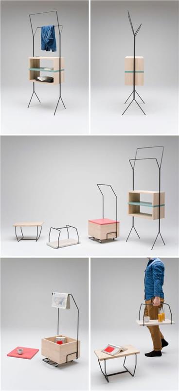 0-kavos staliukų-lizdų-medžio ir geležies-minimalistinio akcento-baldų