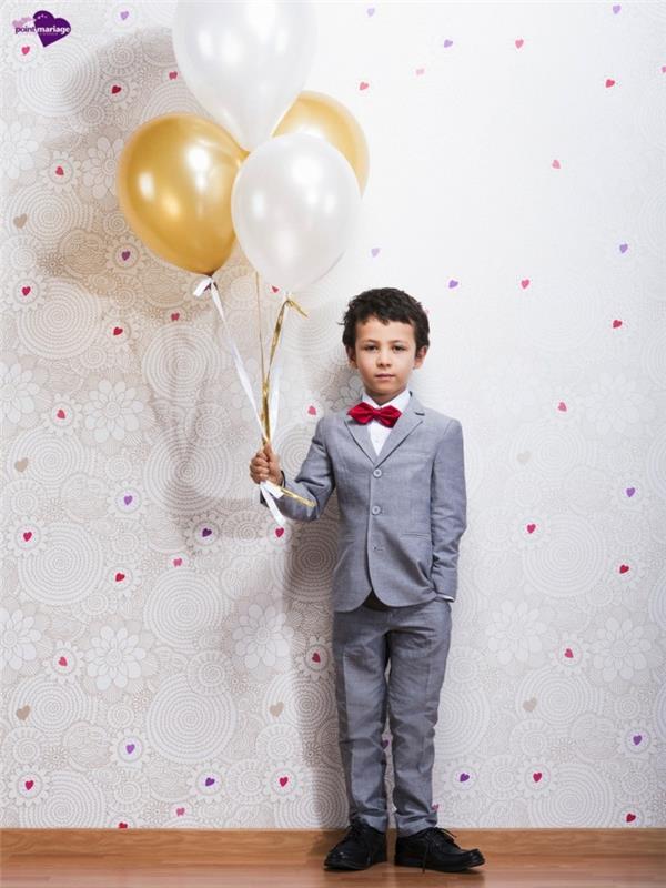 04-vaikų-vestuvių apranga-ryškus-berniukas-garbės kostiumas su spalvotu akcentu-vestuvių dydis