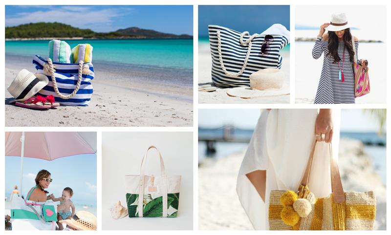 Son moda plaj çantası, kendin yap dikiş, deniz kenarında kumsalda bir çanta fotoğrafı, dikiş eğitimi, bu yaz hangi çanta modeli