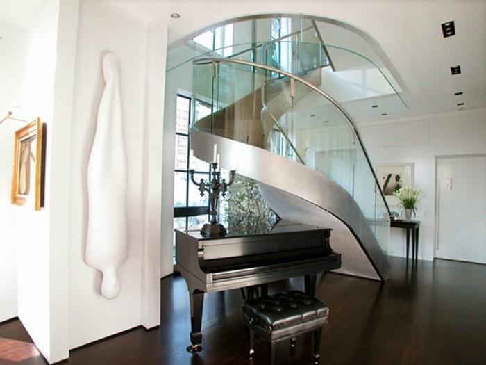 stopnišče-moderno-oblikovanje-veličastno-sodobno-steklo-ograja-jeklene stopnice