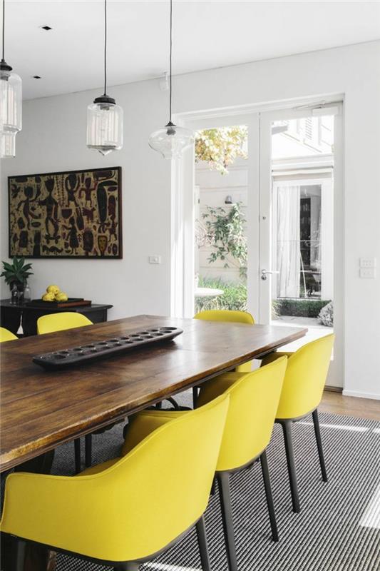 1-renkleri-tüm-in-ucuz-yemek odası-sarı-sandalyeler