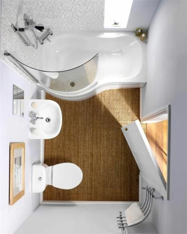 1-majhna kopalnica-bež-ratana-preproga-bela kopalnica