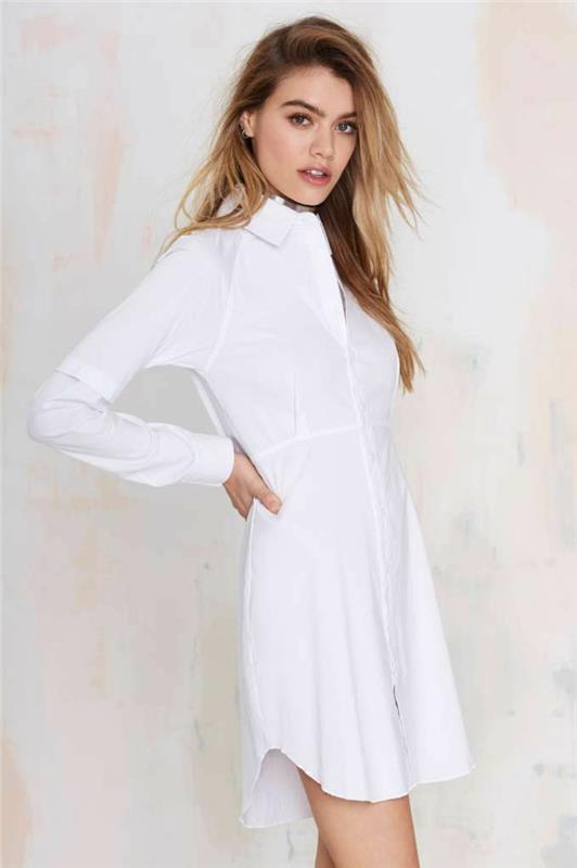 1-bela-majica-kot-poletna-obleka-trend-moderna-ženska