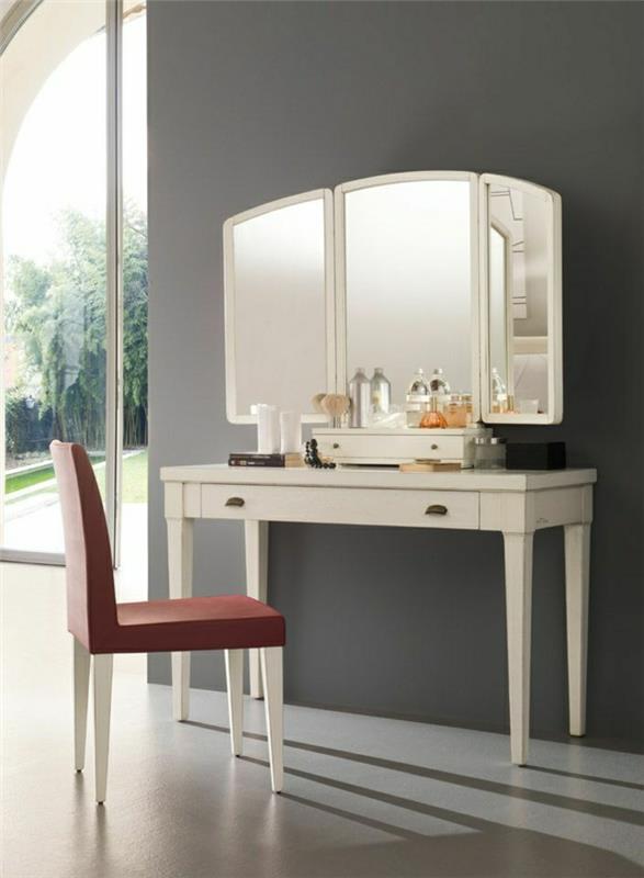 1 tualetinis staliukas-konforama-balto medžio-su veidrodžiu-puošia-miegamasis