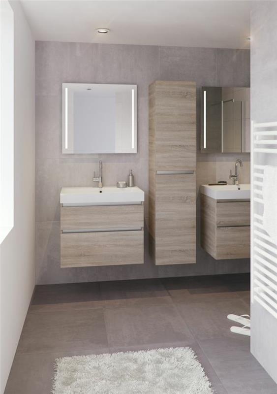 1-kopalniška-kolona-v-svetlem-lesu-bež-ploščice-kopalnica-ogledalo-stena