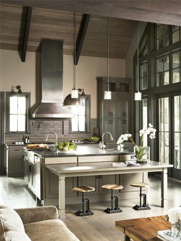 1 modelis-virtuvė-medžio-pilka-gėlių-baras-aukštos kėdės-jūsų virtuvėje