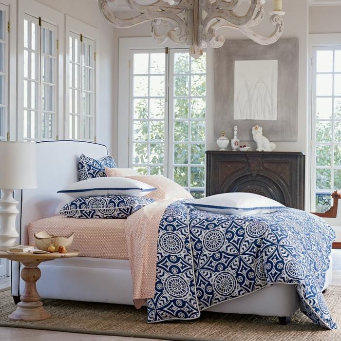1-idea-deco-master-miegamasis-lova-antklodė-rotango-kilimėlio spalvos-patalynė-baroko stiliaus miegamasis
