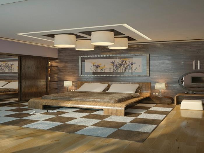 1-güzel-yatak odalı-tavan-tasarım-asma-germe-tavan-parke-led-tavan-ışık-ucuz