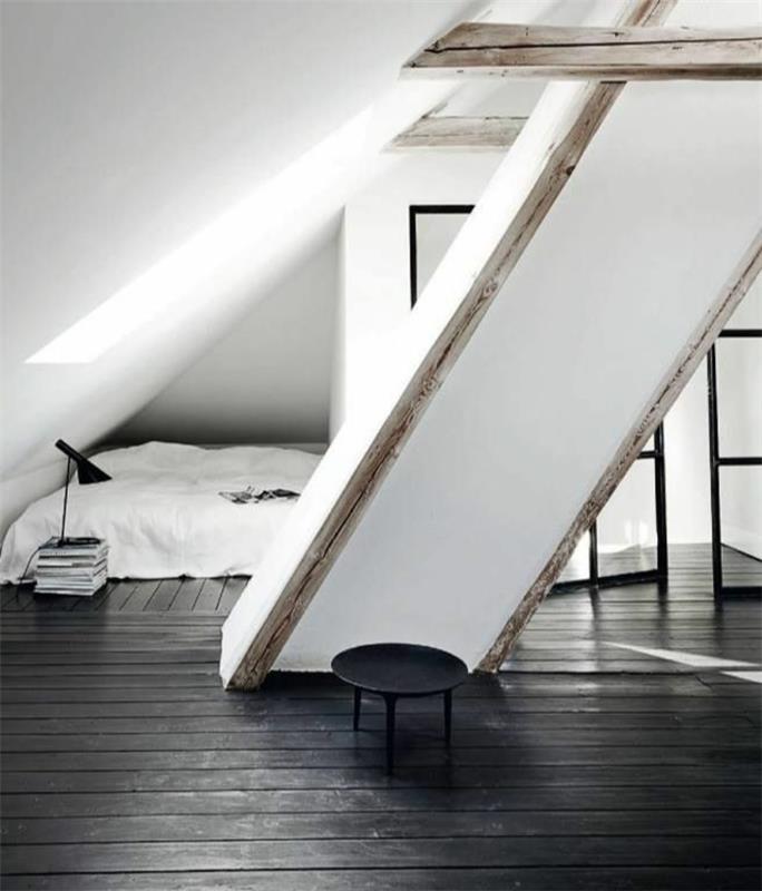 1-gražus-miegamasis-po stogu-modernus-išdėstymas-balta-juoda