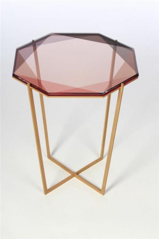 1 gražaus dizaino kavos staliukas rožinio stiklo dizaino kavos staliukas skrendantis kavos staliukas gyvenamajam kambariui
