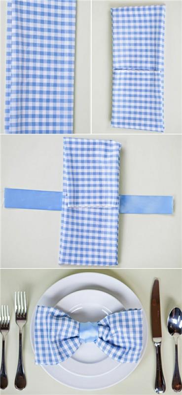1-gana-variantas-servetėlei sulankstyti-baltai-mėlynai languotas-audinys-vietos