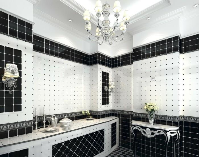1-güzel-banyo-modelleri-İtalyan-banyo-modeli-barok-banyo-siyah-beyaz-fayans