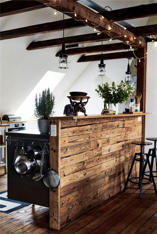 1-najlepša-kuhinja iz masivnega lesa-z-dekorativno-hrastovo-gredo-in-leseno-lounge-bar