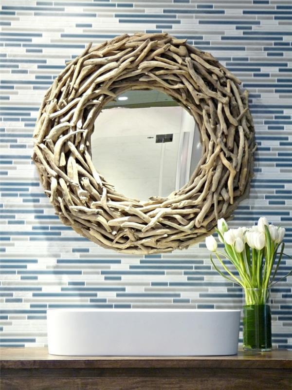 1 dekoratyvinis veidrodis-apvalus veidrodis-ikea-voniai-mėlyna-balta-gėlės-plytelės