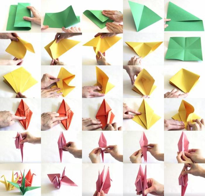 1-kolay-origami-renkli-kağıdı katlama-nasıl-oluşturulur-kolay-origami-yapılması kolay