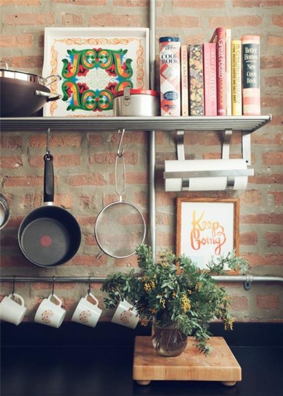 1-sieninė-virtuvė-ikea-sieninė lentyna-ikea-kaip-laikyti-virtuvė
