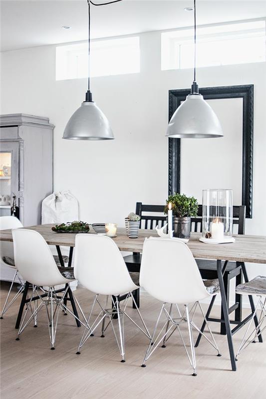 1-çağdaş-yemek odası-çağdaş-sandalyeler-beyaz-yemek odası-hafif-parke-zemin