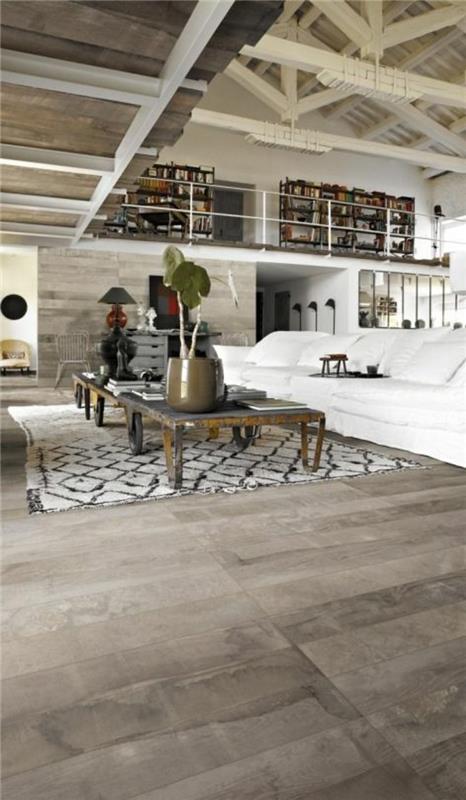 1-moderna-dnevna soba-z-dekorativnim gredjo-strop-hrastova greda-masivni les-parket-tla