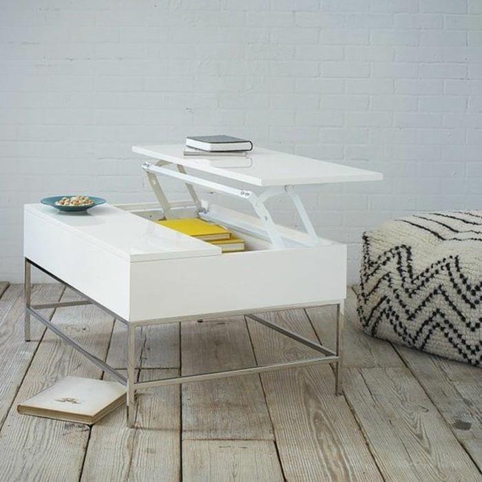 1-kavos staliukas-alinea-kavos-stalas-su saugykla-baltas-kvadratinis-stalas-gyvenamajame kambaryje