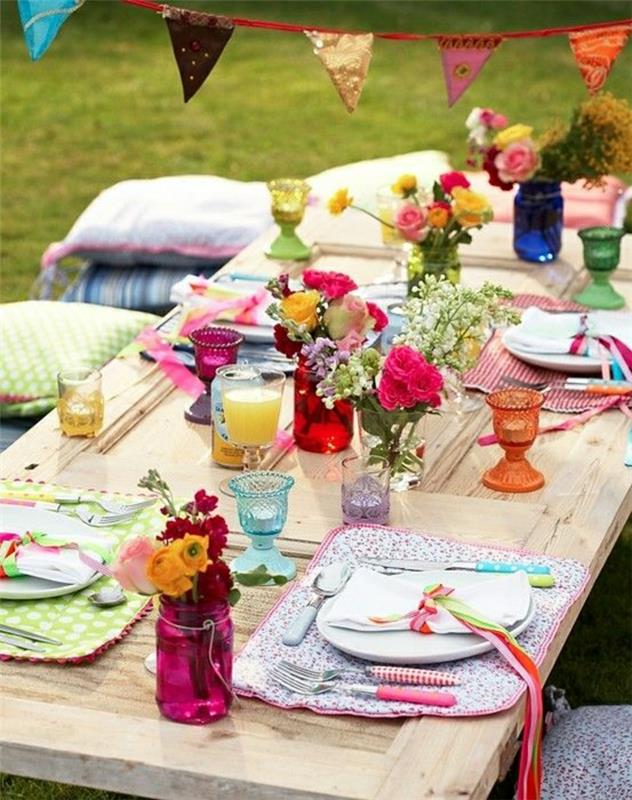 1-piknik-masa-ahşap-sehpa-çiçek-tabak-çiçek-masa