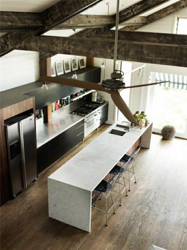 1-yüksek-bar-masa-modern-mutfak-engin-yüksek-ahşap-tavan-beyaz-mermer-masa
