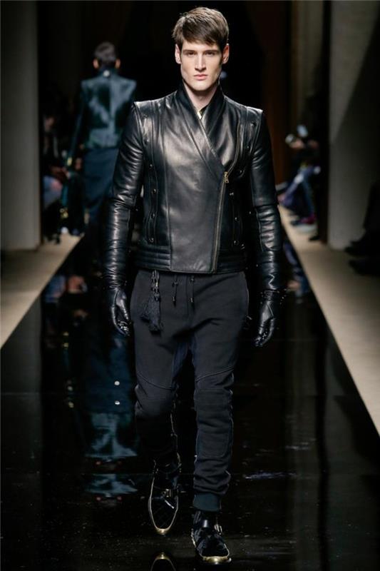 1-moška usnjena jakna-poceni-moška-jakna-v-črnem-usnje-modni trendi