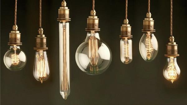 unikalus dekoratyvinės lemputės dizainas