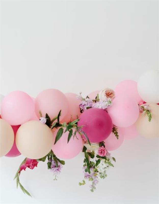 15- šopki baloni v roza barvi