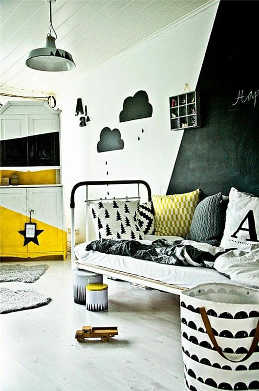 2-fikir-duvar-deco-oturma odası-duvar-dekorasyonu-yarım-siyah-yarı-beyaz-oturma odası için