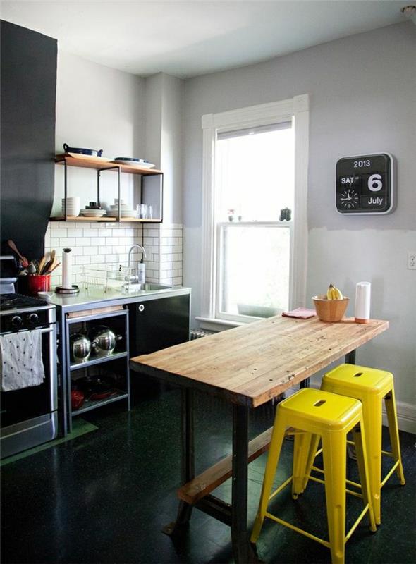 2-küçük-açık-mutfak-Amerikan-mutfak-masif-ahşap-masa-ve-bar-sandalyesi