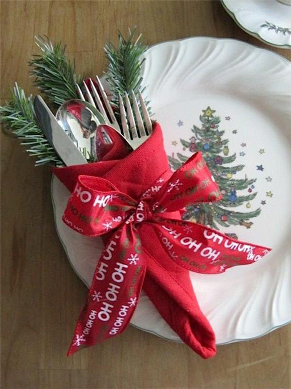 2-peçete halkaları-ucuz-Noel-tatlı-masa-dekorasyonu-kendin yap-kolay-için-dekorasyonu