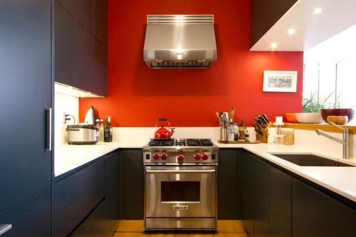 güzel-fikir-renk-boya-kırmızı-mutfak-mobilya-antrasit-renk-beyaz-tezgah