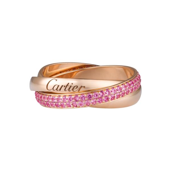 3 vestuvinis žiedas su trimis žiedais-karteris-rožinis auksas