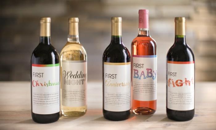 3 originalaus vyno butelio etiketė-idėja renkantis originalų vyno butelį