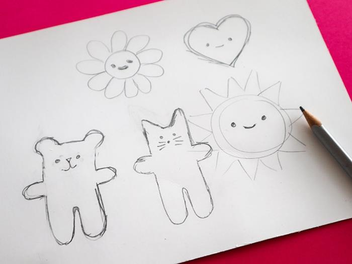 Enostavna vadnica spletnega dnevnika o šivanju, šivalna torbica, odlične ideje za risanje, ki jih lahko spremenite v darilno igračo