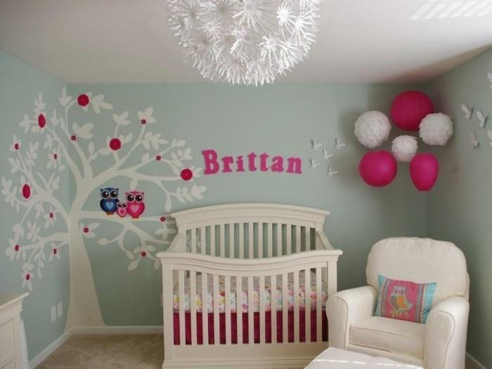 32dekoratif-kız-bebek-yatak odası-koltuk-fiks-barlar-dekoratif-çiçek-desenleri