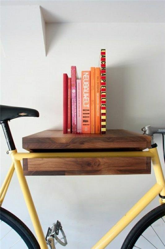 33-evde-nasıl-nasıl-süslenir-retro-bisiklet-dekoratif-kitaplarla-güzel-dekorasyon
