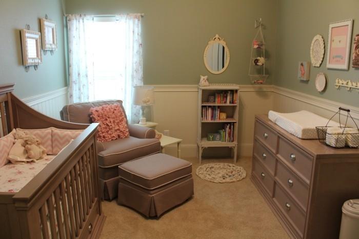 36 vintage tarzı-bebek yatak odası-dekorasyon-fikri-barlı-raflı-çekmeceli-yatak